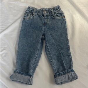 Cat & Jack Light Blue Paperbag Waist Jeans